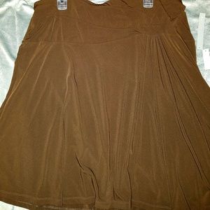 😊♡Apt 9 womens brown stretch skirt, NWT, XL